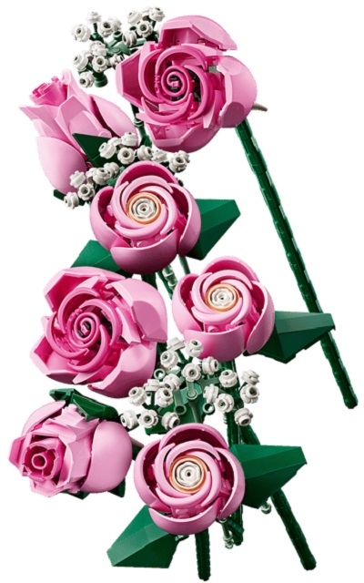 Imaginea produsului 'Lego Botanicals: Buchet de trandafiri roz'