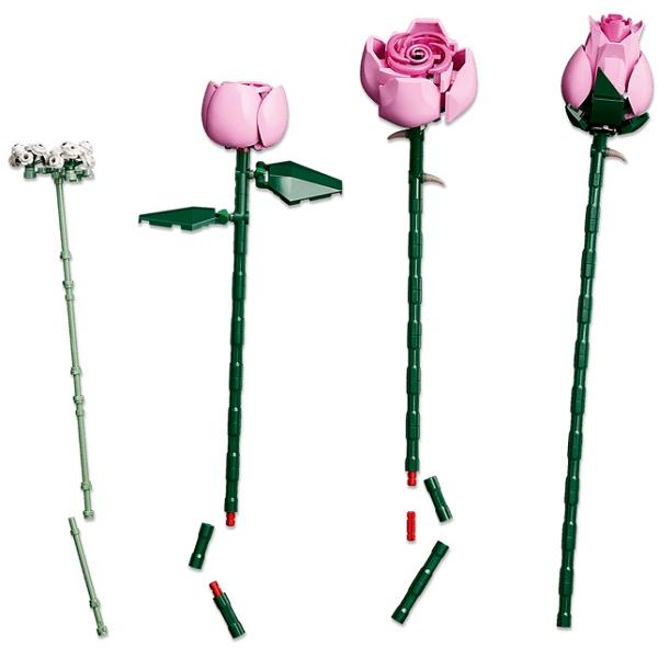 Lego Botanicals: Buchet de trandafiri roz