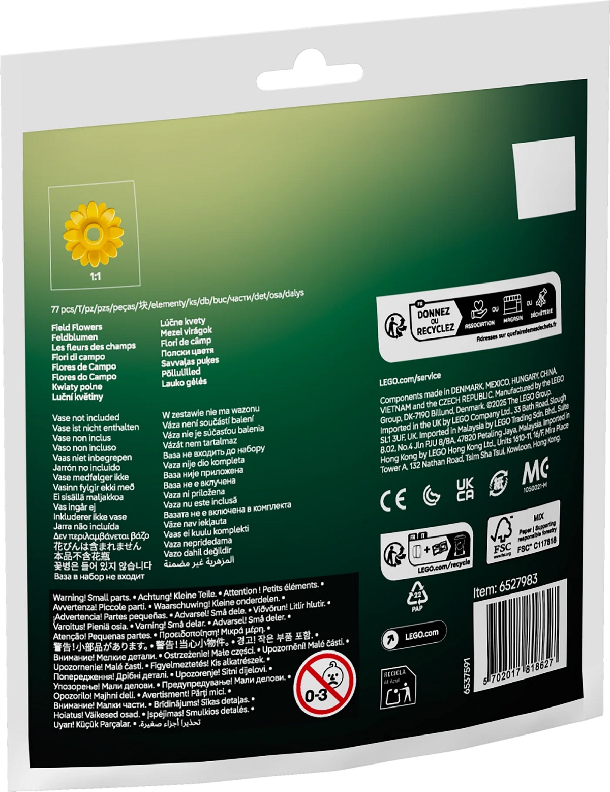 Imaginea produsului 'Lego Botanicals: Flori de câmp'