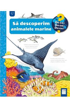 Coperta cărții 'Să descoperim animalele marine - Andrea Erne'