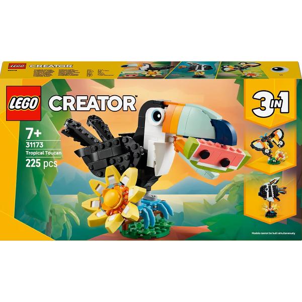 Lego Creator 3 in 1: Animale salbatice. Tucan tropical