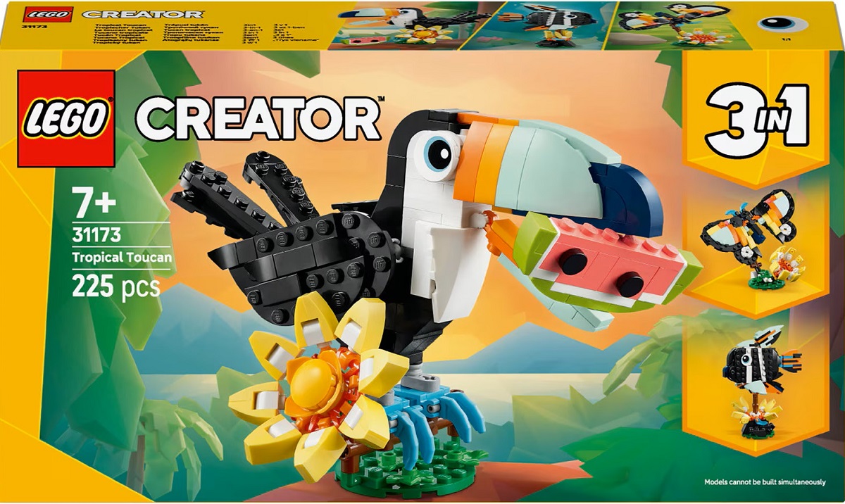 Imaginea produsului 'Lego Creator 3 în 1: Animale sălbatice. Tucan tropical'