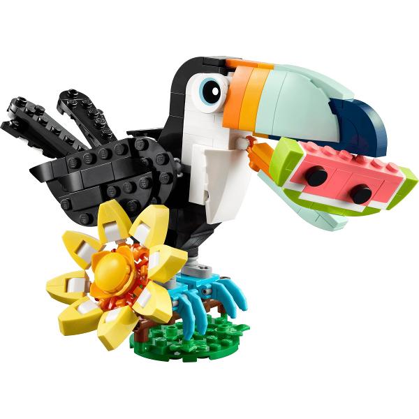 Lego Creator 3 in 1: Animale salbatice. Tucan tropical