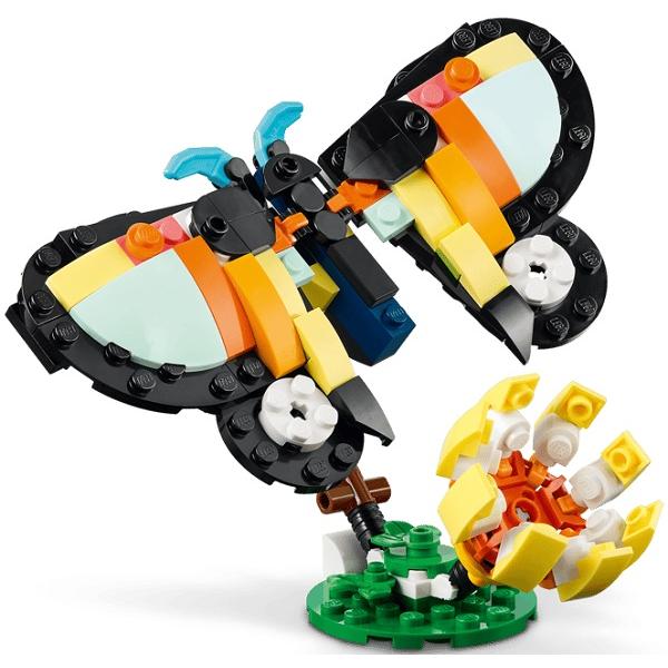 Lego Creator 3 in 1: Animale salbatice. Tucan tropical