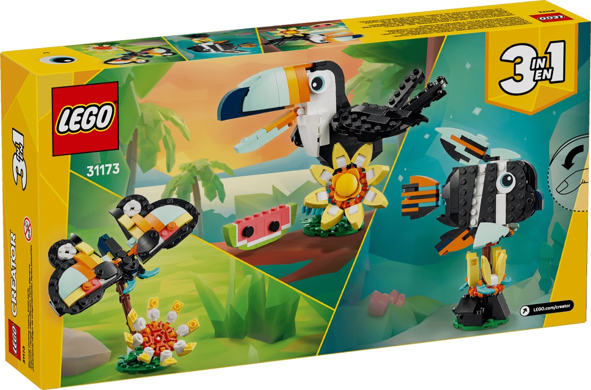 Imaginea produsului 'Lego Creator 3 în 1: Animale sălbatice. Tucan tropical'