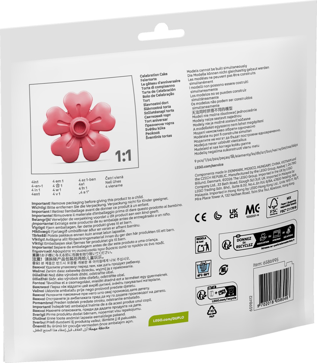 Imaginea produsului 'Lego Duplo: Tort aniversar'