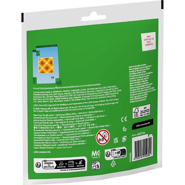 Lego Minecraft: Conflict la focul de tabara al lui Alex