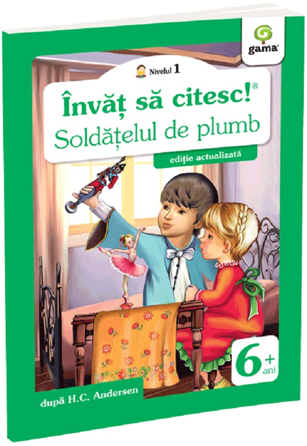 Coperta cărții 'Învăț să citesc! Nivelul 1 Soldățelul de plumb - H.C. Andersen'