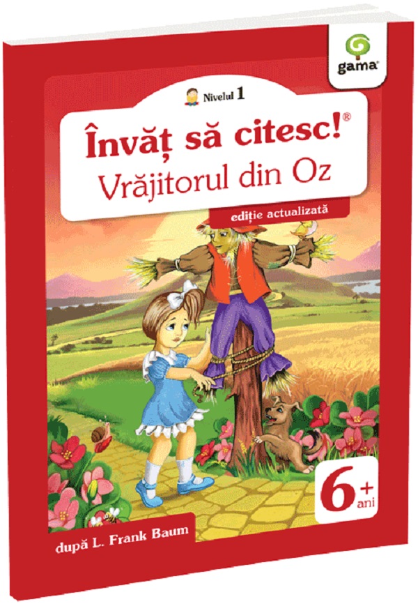 Coperta cărții 'Învăț să citesc! Nivelul 1 Vrăjitorul din Oz - L. Frank Baum'