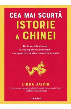 Coperta cărții 'Cea mai scurtă istorie a Chinei - Linda Jaivin'