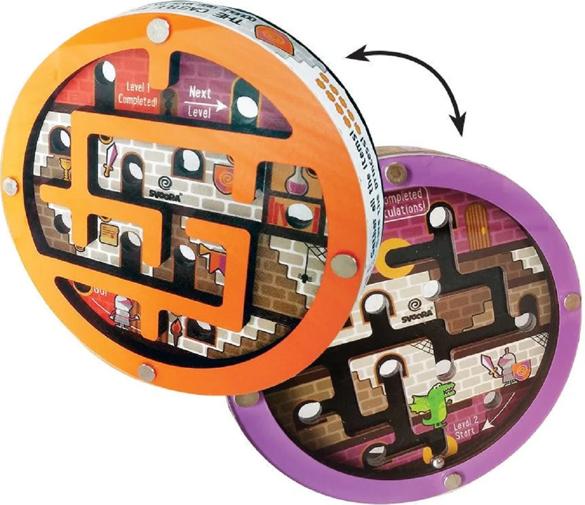 Imaginea produsului 'Joc de îndemânare: Labirint dublu castel'