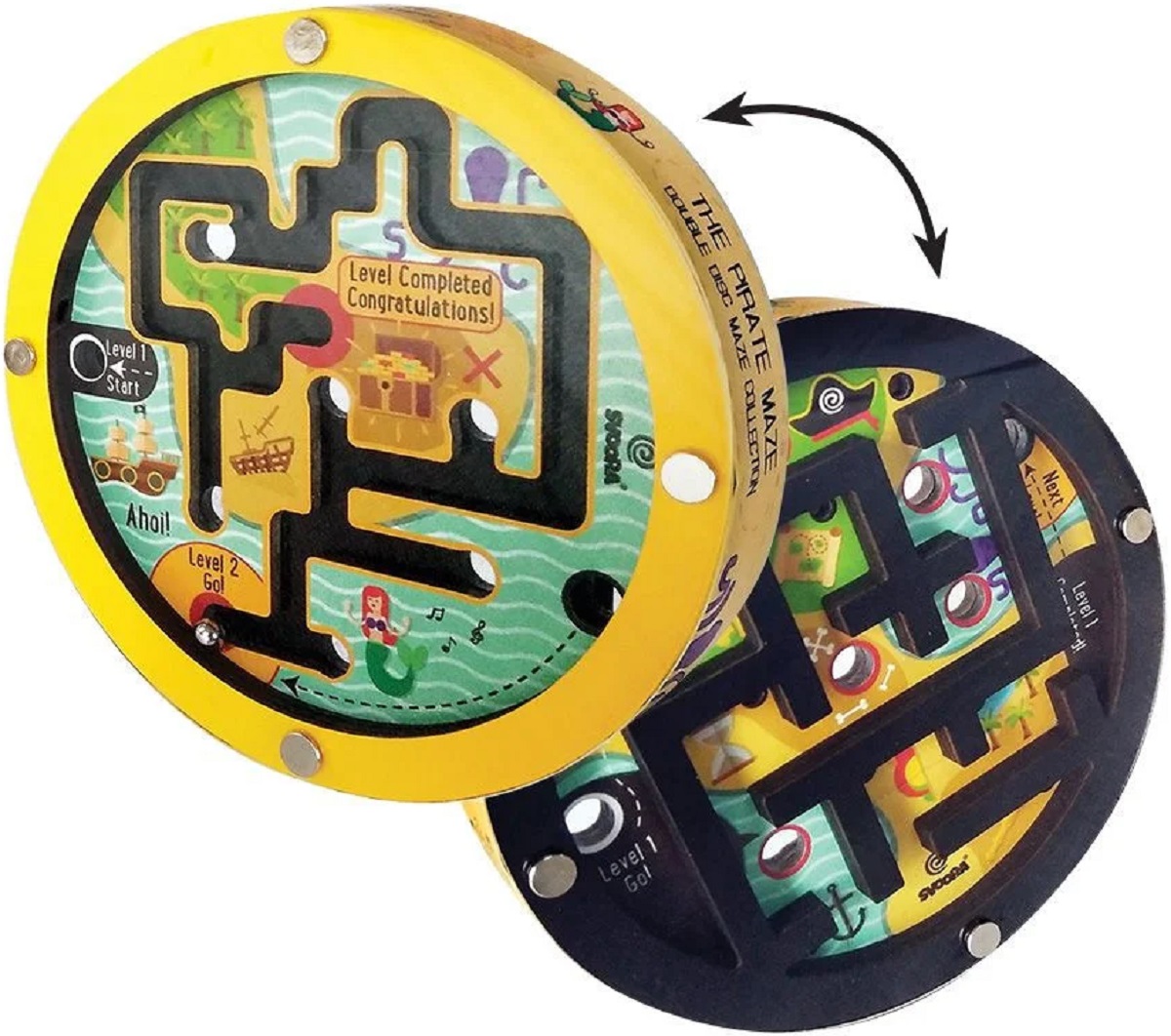 Imaginea produsului 'Joc de îndemânare: Labirint dublu pirați'