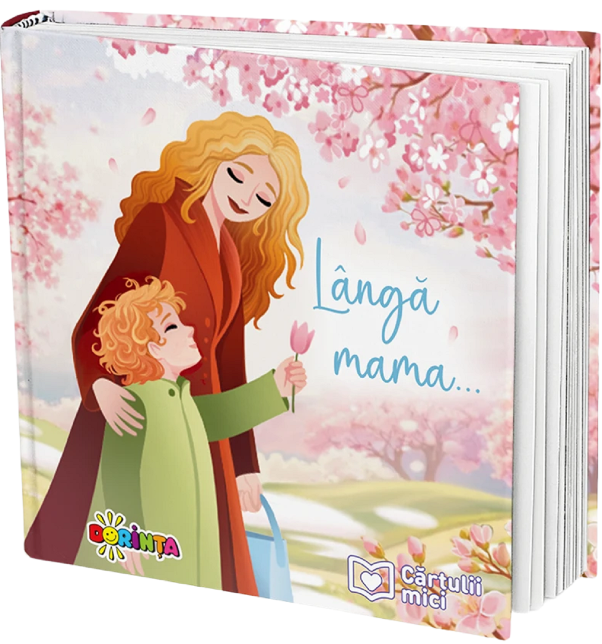 Coperta cărții 'Lângă mama. Cărtulii mici - Inesa Tăutu'