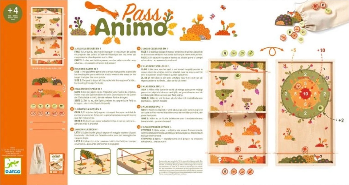 Imaginea produsului 'Joc de îndemanare 2 în 1. Pass Animo'