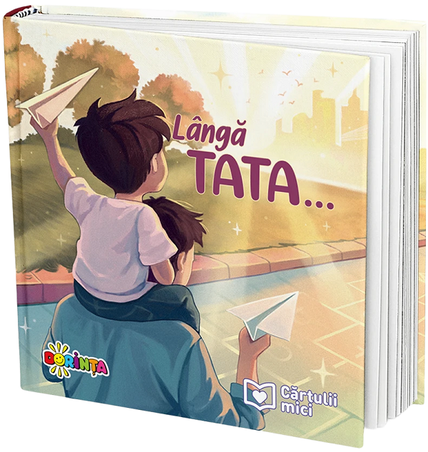 Coperta cărții 'Lângă tata. Cărtulii mici - Inesa Tăutu'