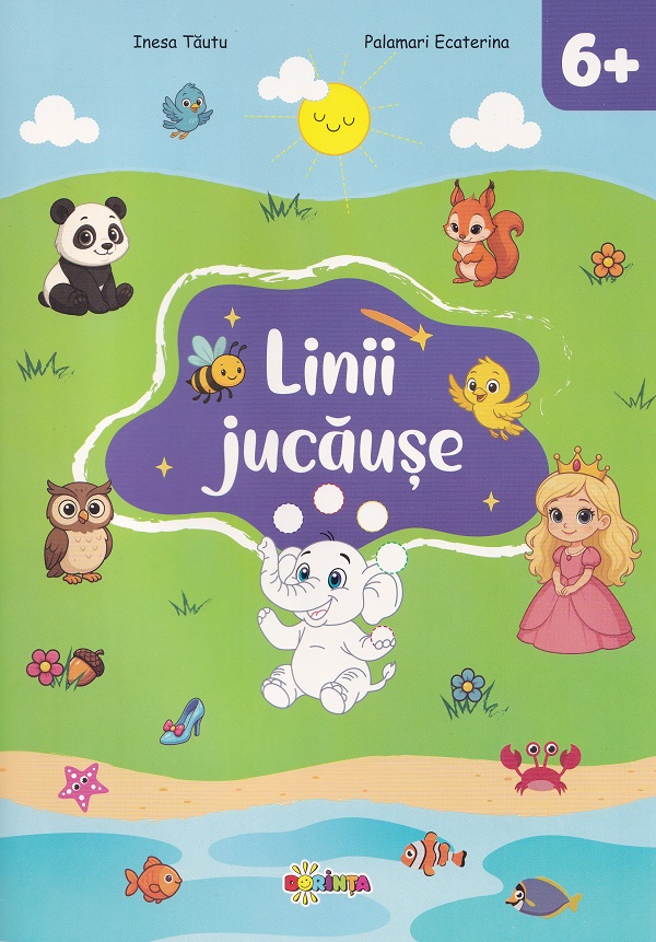 Coperta cărții 'Linii jucăușe 6 ani - Inesa Tăutu, Ecaterina Palamari'