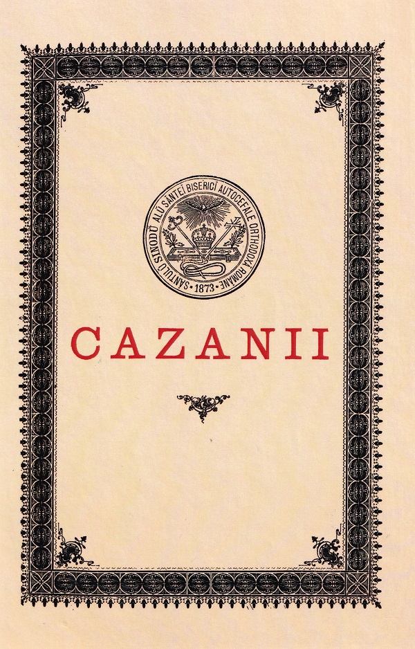 Coperta cărții 'Cazanii'
