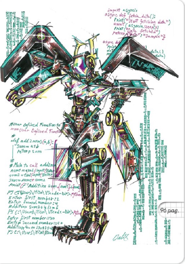 Imaginea produsului 'Set 3 caiete A4 matematică: Code'