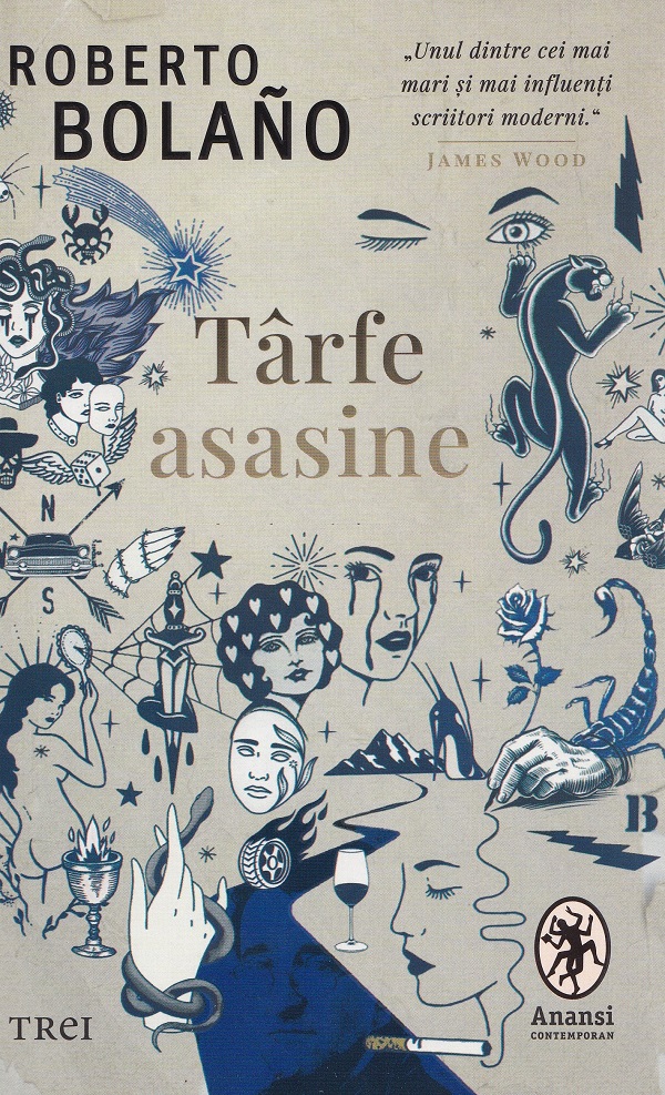 Coperta cărții 'Târfe asasine - Roberto Bolaño'