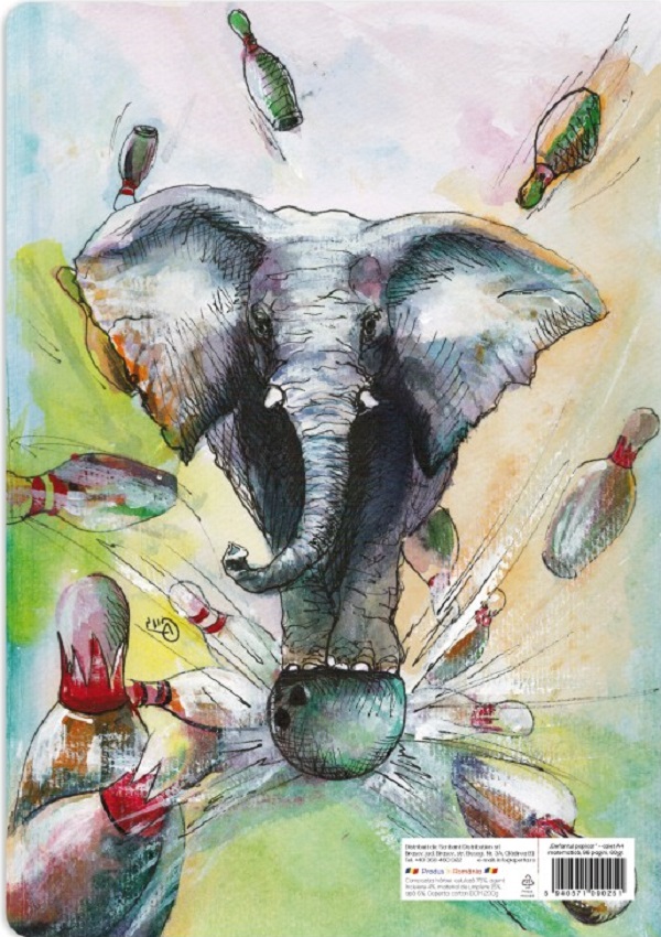 Imaginea produsului 'Set 3 caiete A4 matematică: Elefantul popicar'