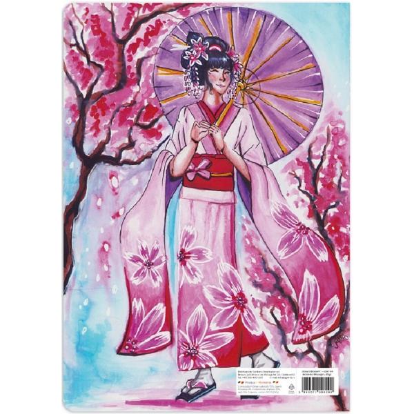 Set 3 caiete A4 dictando: Sakura Blossom