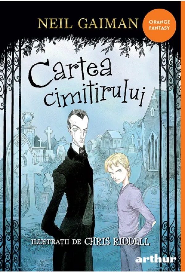 Coperta cărții 'Cartea cimitirului - Neil Gaiman'