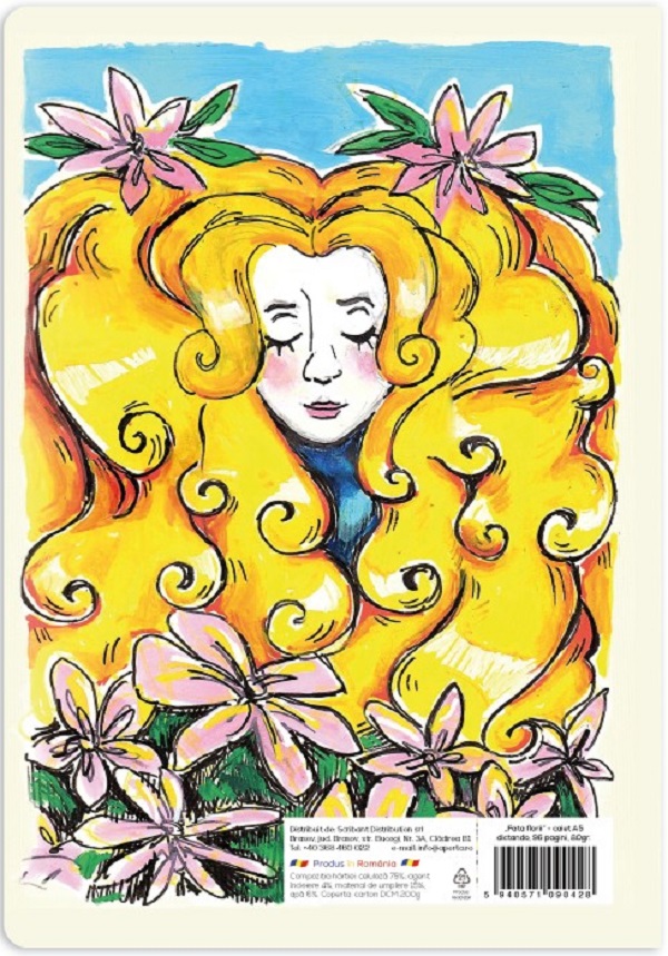 Imaginea produsului 'Set 5 caiete A5 dictando: Fată florii'