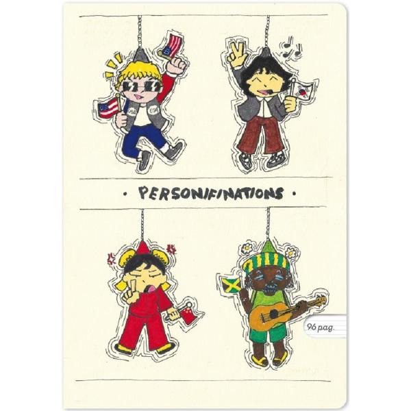 Set 5 caiete A5 dictando: Personifi Nations