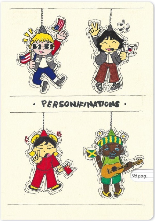 Imaginea produsului 'Set 5 caiete A5 dictando: Personifi Nations'