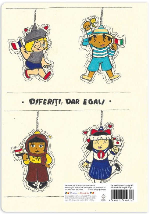 Imaginea produsului 'Set 5 caiete A5 dictando: Personifi Nations'