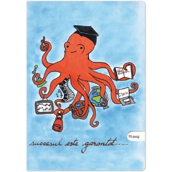 Set 5 caiete A5 dictando: Caracatita Mircmag