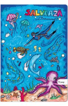 Imaginea produsului 'Set 5 caiete A5 dictando: Strigătul oceanului'