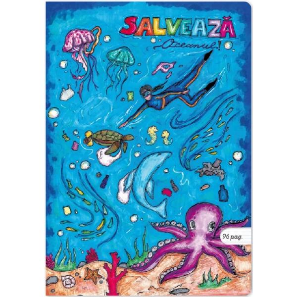 Set 5 caiete A5 dictando: Strigatul oceanului