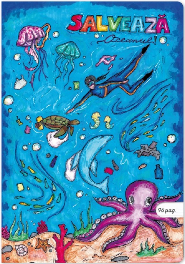 Imaginea produsului 'Set 5 caiete A5 dictando: Strigătul oceanului'