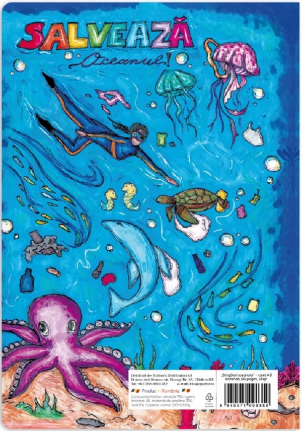 Imaginea produsului 'Set 5 caiete A5 dictando: Strigătul oceanului'