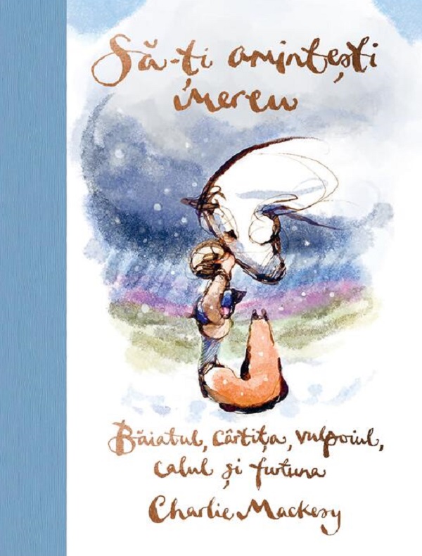 Coperta cărții 'Să-ți amintești mereu. Băiatul, cârtița, vulpoiul, calul și furtuna - Charlie Mackesy'