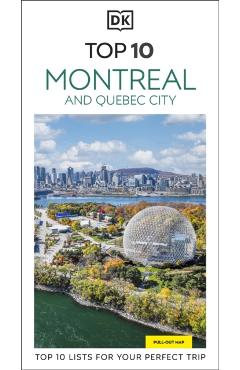 Coperta cărții 'DK Top 10 Montreal and Quebec City -'