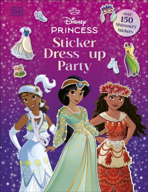 Coperta cărții 'Disney Princess Sticker Dress-up Party -'