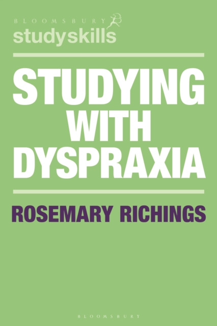 Coperta cărții 'Studying with Dyspraxia - Rosemary Richings'