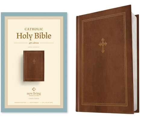 Coperta cărții 'NLT Catholic Holy Bible, Gift Edition (Hardcover Leatherlike) -'