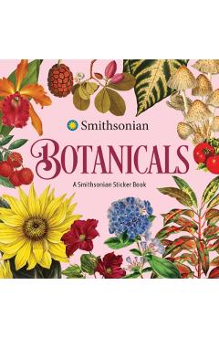 Coperta cărții 'Botanicals: A Smithsonian Sticker Book -'