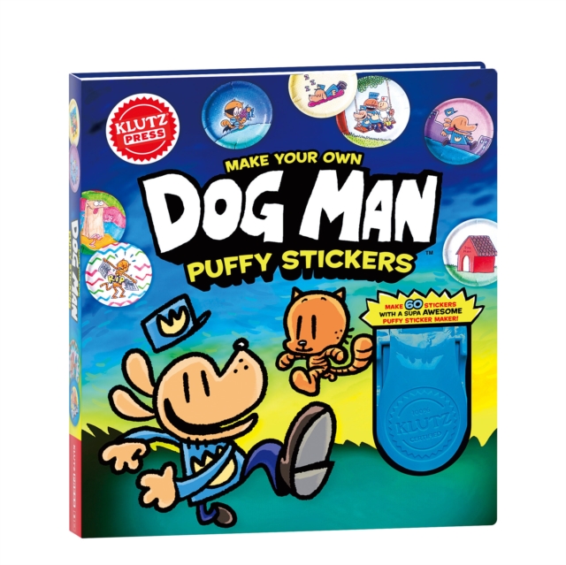 Coperta cărții 'Make Your Own Dog Man Puffy Stickers -'