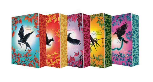 Coperta cărții 'Hunger Games 5-Book Box Set (Deluxe Edition) (the Hunger Games, Catching Fire, Mockingjay, the Ballad of Songbirds and'