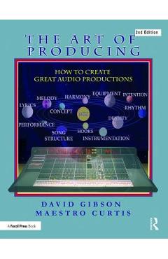 Coperta cărții 'The Art of Producing: How to Create Great Audio Projects - David Gibson'