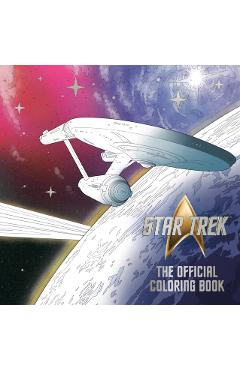 Coperta cărții 'Star Trek: The Official Coloring Book -'