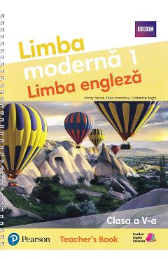 Coperta cărții 'Limba modernă 1. Limba engleză - Clasa 5 - Teacher's Book - Sandy Zervas, Tasia Vassilatou, Catherine Bright'