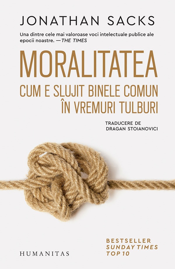 Coperta cărții 'Moralitatea - Jonathan Sacks'