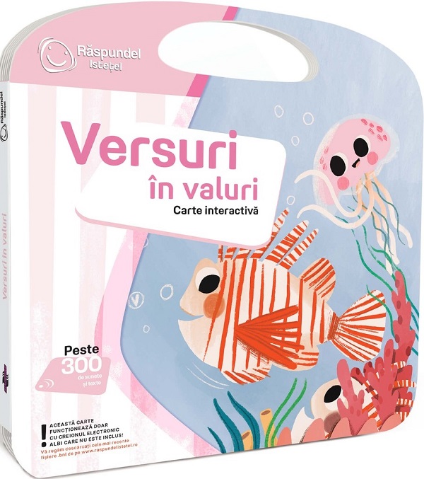 Coperta cărții 'Carte interactivă: Răspundel Istețel. Versuri în valuri'