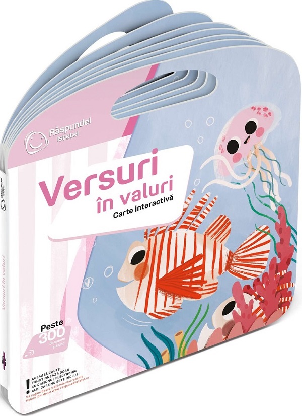 Coperta cărții 'Carte interactivă: Răspundel Istețel. Versuri în valuri'