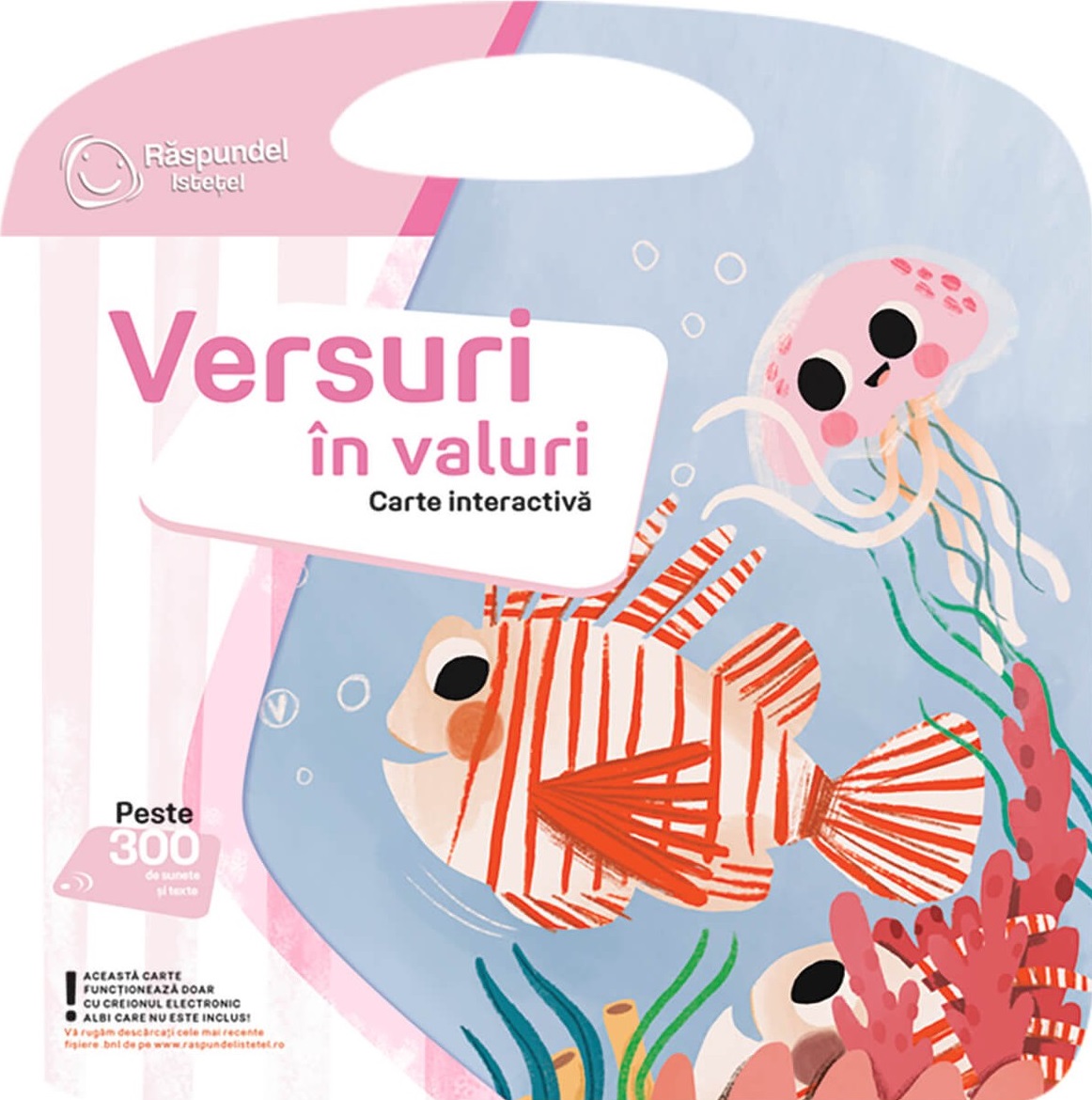 Coperta cărții 'Carte interactivă: Răspundel Istețel. Versuri în valuri'